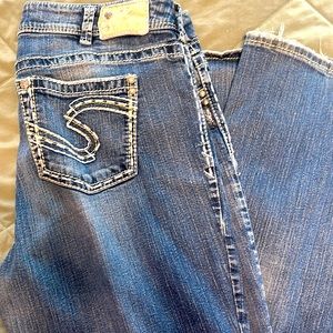 Silver jeans